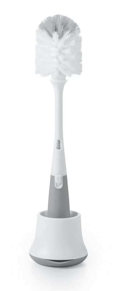 OXO Tot Bottle Cleaning Brush with Stand, Gray, 1 Count