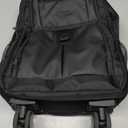 MATEIN Rolling Backpack with 4 Wheels, 17 inch Roller Travel Laptop Backpack for Women Men, Large Water Resistant Business Wheeled Bag, Airline Approved Carry on Luggage Suitcase Bag, Black (17 inch, Black)