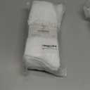 Cotton Diabetic Crew Socks - 6 Pairs Thin, White Diabetic Socks for Men XL Size 13-15 Non-Binding & Seamless