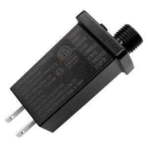 29V 3.6W LED Power Supply Low Voltage LED Transformer Class 2 Power Supply Waterproof IP44 Seasonal Use LED Driver US Plug 8 Modes Adapter for String Light, Projector Light, Lawn Lamp (1)