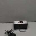 iTOMA Alarm Clock Radio with Bluetooth Speaker, FM Radio, Dual Alarm with Snooze, Large LED Display, Dimmer Control, USB Charging Output and Night Light CKS708