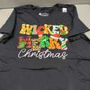 Wicked Merry Christmas Pattern Mix Humor T-Shirt Size 1X