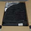 Classic Turkish Towels CTT Luxury 6 Piece Towel Set, 100% Turkish Cotton, Quick Drying, Highly Absorbent & Comfy, Includes 2 Bath Towels, 2 Hand Towels & 2 Washcloths | (Black)