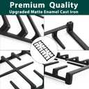 WB31X27150 Burner Grates Cooktop Replacement Parts for GE Grates JXGRATE1 GE Range Grates Center Grate Gas Stove Parts Stove Grates JGB735SPSS Cast Iron Grates JGBS66REKSS Cooktop Grates 1 Pcs