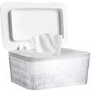 Wet Baby Wipes Dispenser - Large Capacity Wipe Holder Seal-Designed Dust-Proof Wet Wipes Container Keep Diaper Wipes Fresh