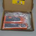 Wire Tester RJ45 RJ11 Cable Tracker Line Finder Multifunction Wire Tracker Ethernet LAN Network Cat5 Cat6 with Earphone for Cable Collation, Network Maintenance Collation, Telephone Line Test (Orange)