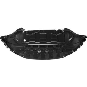 ECOTRIC Front Engine Splash Shield Compatible with 2013-2014 Ford Mustang Base Convertible Coupe GT Convertible Coupe 3.7L 5.0L W/O California Edition Replacement for DR3Z17626B, FO1228130