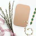 Cabilock 12pcs Tinplate Storage Box Hinged Lid Candy Tins for Decorative Containers for Weddings Parties (8PCS, Rose Gold)