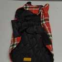 Kuoser Waterproof Dog Coat, Reversible Dog Jacket for Medium Dogs, Adjustable Durable Doggie Winter Coat Warm Puppy Cold Weather Apparel from Small to Large Breed, Bright Red (Medium (Pack of 1))