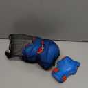 Kids Protective Gear Set Knee Pads for Kids 3-14 Years Toddler Knee and Elbow Pads with Wrist Guards 3 in 1 for Skating Cycling Bike Rollerblading Scooter (M(7-13Years), BlueRed)