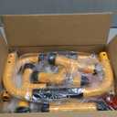 Push Up Bar, Parallettes Bars For L-sit & Dip, Heavy-Duty No Wobbling Parallel Bars Stand For Handstands, Full Planche, Calisthenics, 9.5in High Workout Stands for Home Fitness Training