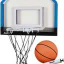 Franklin Sports Mini Basketball Hoops-Indoor Over The Door Mini Hoop+Basketball Sets-Perfect Accessory for Bedroom+Office