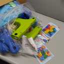 Lehoo Castle Easel for Kids, 4 in 1 Double Sided Kids Art Easel with Magnetic White Board & Chalk Board, Adjustable Standing Toddler Easel with Drawing & Writing Accessories - Gift for Boys and Girls (Dark Blue, Light Blue, Green)