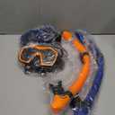 4Pcs Snorkeling Gear for Adults Kids, Dry-Top Snorkel Set, 180Panoramic Wide View Diving Mask Breathing Freely Snorkel Mask for Snorkeling Scuba Diving Swimming Travel 