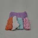 5 Pack Ruffle Diaper Cover - Baby Bloomers, Cute Cotton Baby Girl Shorts,Briefs- Panties for Toddler Girls (6-9 Months, Mix Color)