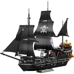 Pirate Ship Set Black Pearl Pirate Ship Mini Building Blocks Set1424PCS Building Set Model Toys Gifts for Kid and AdultInteresting Gifts for MOC Pirate Ship Enthusiasts