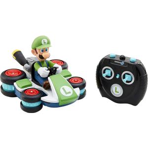 Super Mario 08988-PLY Nintendo Mario Kart 8 Luigi Mini Anti-Gravity Rc Racer 2.4Ghz, with Full Function Steering Create 360 Spins, Whiles & Drift Up To 100" Range - For Kids Ages 4 Plus