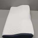 Derila Cervical Queen Size Pillow for Sleeping - Support Pillow for Side, Back, Stomach Sleepers - Contour Best Bed Pillows for Sleeping (1 Pillow | White)