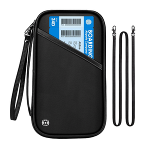 Travel Passport Wallets, Airtag Lightweight Family Passport Holder With RFID Blocking Passport Cover Case Waterproof Bag Document Organizer for Men and Women