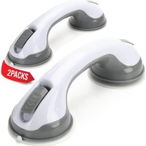 Grab Bars for Bathtubs and Showers - Elderly Suction Handles, Bathroom Accessories for Shower Chair, Wall-Mounted Grab Bars for Seniors