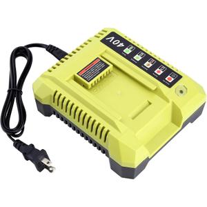 Replacement for Ryobi 40V Battery Charger, OP401 Charger Compatible with Ryobi 40V Lithium Battery OP4040 OP4050 OP4050A OP40601 OP4026 OP4015 OP4030 Fast Charger