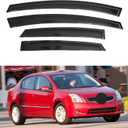 IG Window Visor for Nissan Sentra 2007-2012, Rain Guard Tape-On Extra Durable Sun Wind Side Vent Window Deflector, 2007 2008 2009 2010 2011 2012