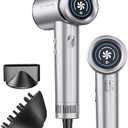 Cosy Companions Hair Dryer - High-Speed 150,000 RPM Hairdryer for Fast Drying, 500Million Negative Ionic & Thermo-Control & Cool Shot Button & HD Display Blow Dryer with Magnetic Diffuser & Nozzle missing one piece