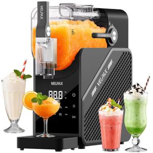 Slushie Machine 88 oz, 7-in-1 Slushy Machine for Home, Professional Frozen Drink Maker with LED Display, Auto-Clean, No Ice Needed, for Frozen Drinks & Desserts, for Home & Parties