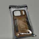 for iPhone 17 Pro Leather Case, Wallet Case with Card Holder (3 Cards) & Kickstand, Slim Protective Cover with Stand for iPhone 17 Pro 6.3"Brown