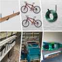 UNITEDPOWER Kayak Storage Racks, Garage Hangers, Wall Hooks for Canoe, Ladder, Bicycle, Folding Chairs, Surfboard, Snowboard, Hose and Tools, Indoor, Outdoor