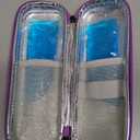 YOUSHARES Portable Insulin Cooler Travel Case - TSA Approved Diabetic Medication Cooling Bag, EVA Insulated Organizer for Epi Pens, Refrigerated Diabetes Supplies Carrying Storage Kit with 2 Ice Pack (Z_marble Purple)