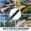 2026 New Jet Nozzle Power Washer for Garden Hose, High Pressure Power Washer Nozzle Garden Hose Nozzle High Pressure Powerful Cleaning Spray Evenly, High Pressure Hose Nozzle for Car Washing