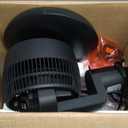 Dreo Fan for Bedroom, 120+120Omni-directional Oscillating Fan, DC Motor, 20 dB Quiet Standing Pedestal Fans, 90ft, 8 Speeds, 3 Modes Circulator with Remote, 35-40"Adjustable Height, 8H Timer, Black