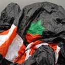 4.27 x 3.94 ft Large Inflatable Christmas Golf Cart Decoration with LED Light Outdoor Black Christmas Blow Ups Santa Hat for Car Golf Cart Decor Xmas Holiday Vehicle Accessories Yard Garden