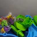 Step2 Rain Showers Splash Pond Water Table, Kids Water and Sand Activity Sensory Playset, Summer Outdoor Toys, 13 Piece Water Toy Accessories, For Toddlers 1.5+ Years Old, Blue & Green