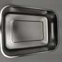 EAST OAK Stainless Steel Inner Container with Lid for Cordless Electric Lunch Box, 1.3L Meal Container for Portable Heated Lunch Box with Removable Tray Divider, Dishwasher Safe (Silver - Replaceable Container)