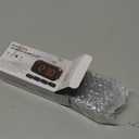 Alarm Clock, LED Digital Clock, Small Wall Clock, Battery Operated, Adjustable 3-Level Led Brightness, Dim Night Mode, 12/24Hr, Cordless, Constantly 1.2'' Digits Display for Bedroom/Travel,Easy to Set (Black Case-red Led)