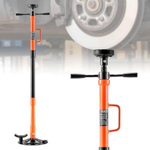VEVOR Underhoist Support Stand, 1 Ton (2204 lbs) Capacity Under Hoist Jack Stand with Handle, Adjustable Height, Bearing Mounted Spin Handle, Self-Locking Threaded Screw, Support Vehicle Components