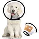 GLADOG Soft Cone Collar, 3 PCS (XL is Only 1 PCS) Flexible Plastic Cone for After-Surgery Recovery, Adjustable E-Collar for Large/Medium/Small Dogs and Cats