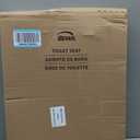 Bemis 7300SLEC Slow Close Toilet Seat, Easy Clean Hinges and Durable Plastic Seat, Made in USA, Elongated, Biscuit