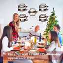 2Pcs Wall Mounted Wine Bottle Rack, Metal Hanging Wine Display Holder Organizer, Red Wine Racks for Home Kitchen Bar Decor Storage (Retro Brown AA)