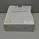 SONORO KATE 100% Egyptian Cotton Sheets Queen Size - 600 Thread Count, Luxury Hotel Sateen Weave Bedding Set, Soft Breathable Sheet Sets, 16" Deep Pocket - 4 PC(Sea Glass,Queen)