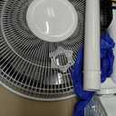 OLIXIS 17" Standing Fan with Remote, Oscillating Pedestal Fans for Bedroom w/ 15H Timer, Stand Up Fan w/ 3 Speed & 3 Wind Modes, Adjustable Height & Tilt Head, 17"*17"*51.18"