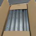 Homdiy 10 Pairs Soft Close Drawer Slides 22 Inch Heavy Duty Side Mount Dresser Cabinet Rails Metal Ball Bearing and Full Extension Kitchen Cabinet Drawer Runners 100 LB Capacity (Silver)