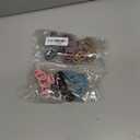 Canitor Hair Clips Set: 8PCS Banana Claw Clips for Thin Hair, Non-Slip Vines Twining French Design Barrettes (01-Colorful)