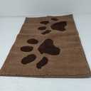 Dog Door Mat for Muddy Paws, Absorbent Dirt Trapper Washable Indoor Doormats, Non Slip Low-Profile Mud Mat for Dogs, Front Entrance Doormat for Inside Floor (30x20 Inches)