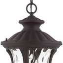 Livex Lighting 7858-07 Oxford 3 Light Outdoor Hanging Lantern, Bronze