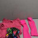 Medium Jadive 12 Pcs 80s Costume Outfits Accessories for Woman Party Fishnet Shirt Legging Vest Hairband Necklace Gloves Leg Warmer. Size M