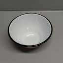 Maxdot Red Popcorn Bowl Enamelware Popcorn Bowl 1.16 Quart Shatterproof Reusable Serving Bucket Family Serving Container for Movie Night Game Party Favors