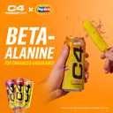 C4 Energy Drink x Popsicle Variety Pack, Carbonated Sugar Free Pre Workout Performance Drink with no Artificial Colors or Dyes, 3 Flavors - Grape, Hawaiian Pineapple, and Cherry, 16 Oz, Pack of 12 (EXP 01/01/26)